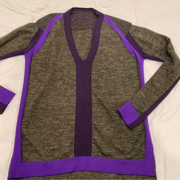 VPL grey and purple metallic knit top - S - Picture 8 of 8